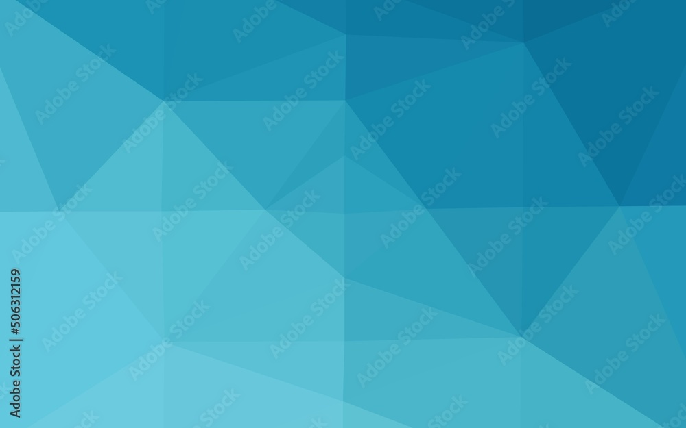 Light BLUE vector abstract polygonal cover. Light BLUE vector abstract polygonal cover.