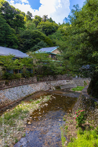 有馬温泉、旅館の美しい景観