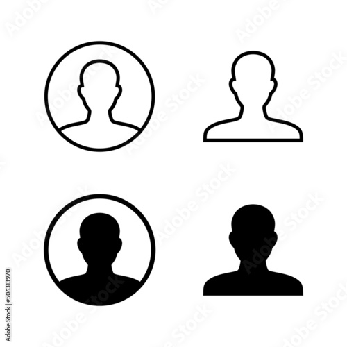 User Icons vector. person sign and symbol. people icon.