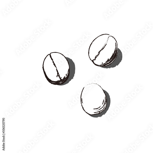 コーヒー豆のイラスト9