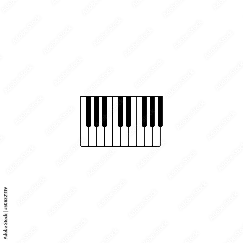 Piano logo template vector icon illustration Piano logo template vector icon illustration