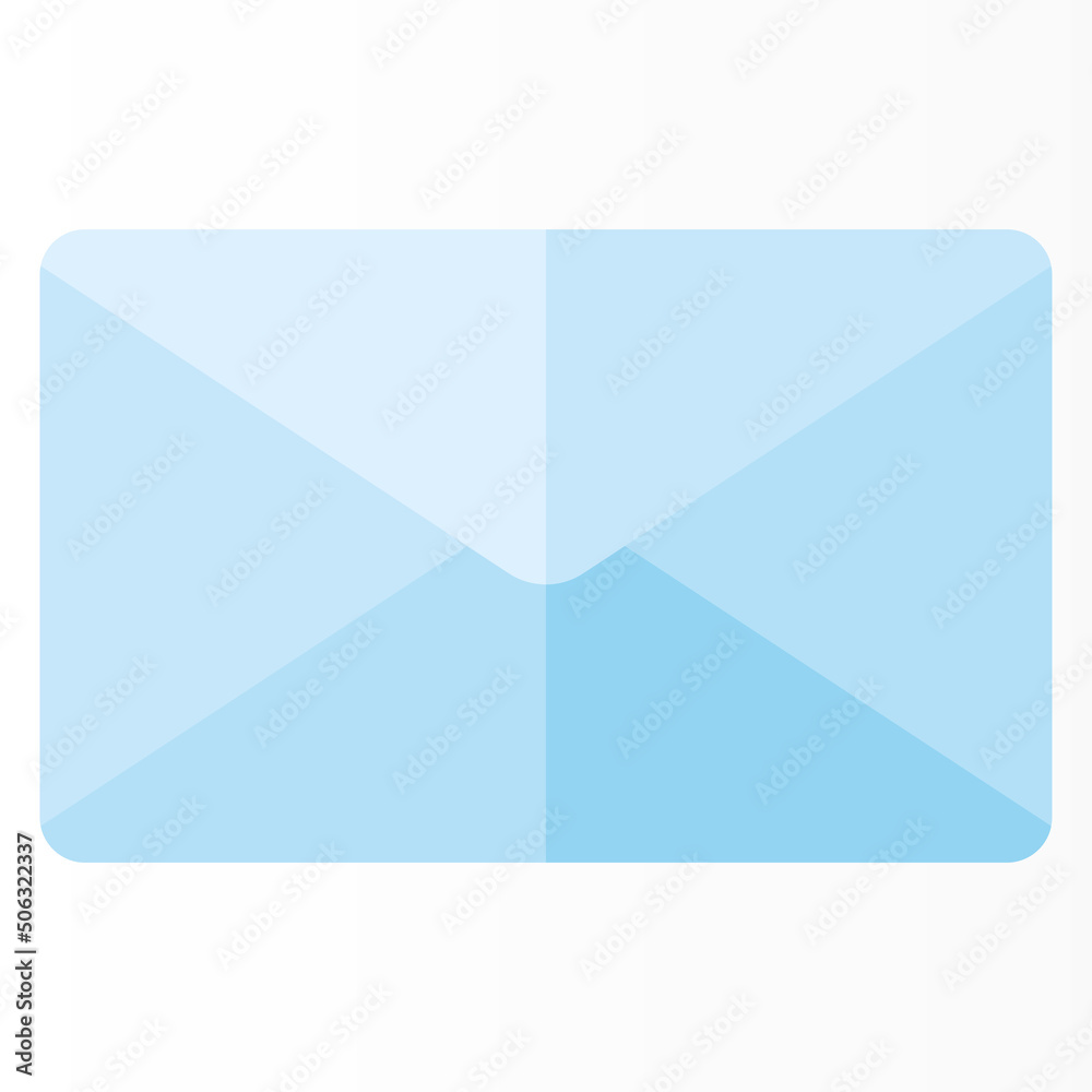 blue envelope mail