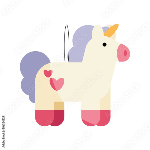 birthday pinata unicorn figure