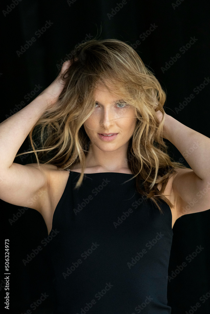 A Lovely Blonde Model Poses Outdoor While Enjoying The Spring Weather A Lovely Blonde Model Poses Outdoor While Enjoying The Spring Weather