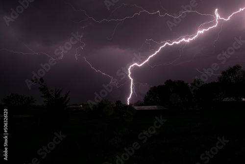 lightning in the night © John