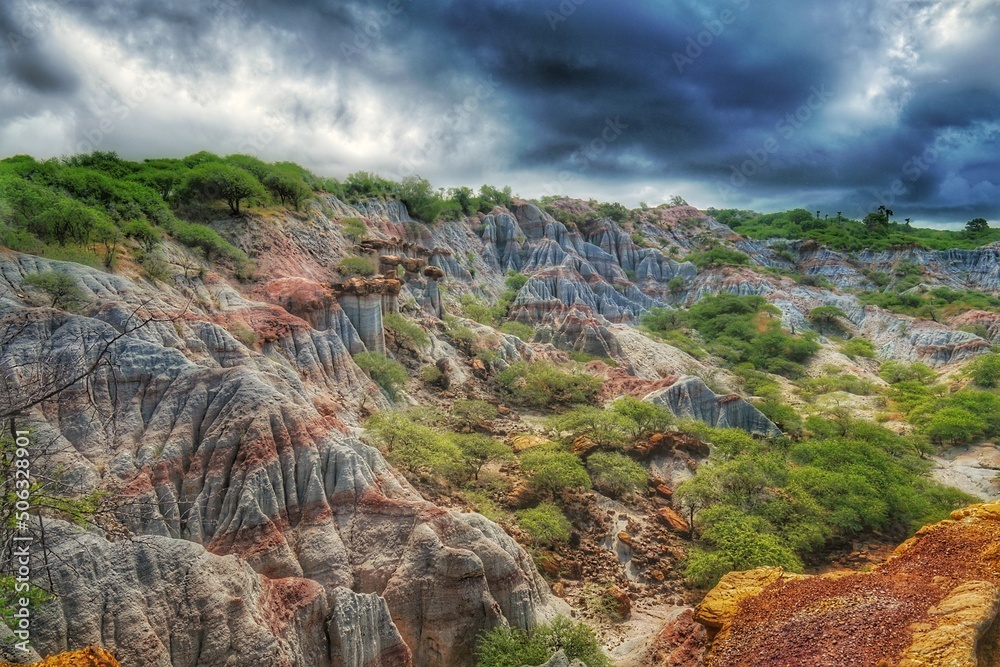 Obraz premium Kelabba madja, a canyon at sabu island Indonesia. Kelabba Madja tourism place of sawu island