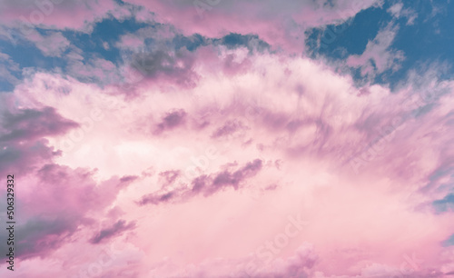pink clouds, sky background © vlntn