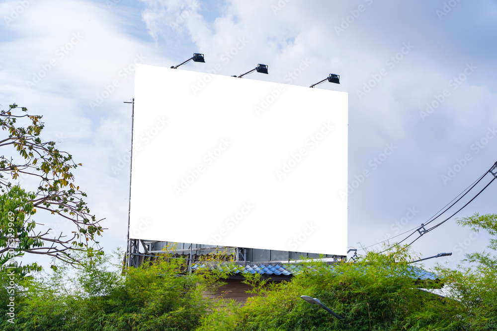 large Blank billboard ready for new advertisement large Blank billboard ready for new advertisement