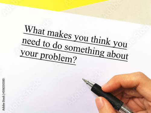 Questions about motivational interview