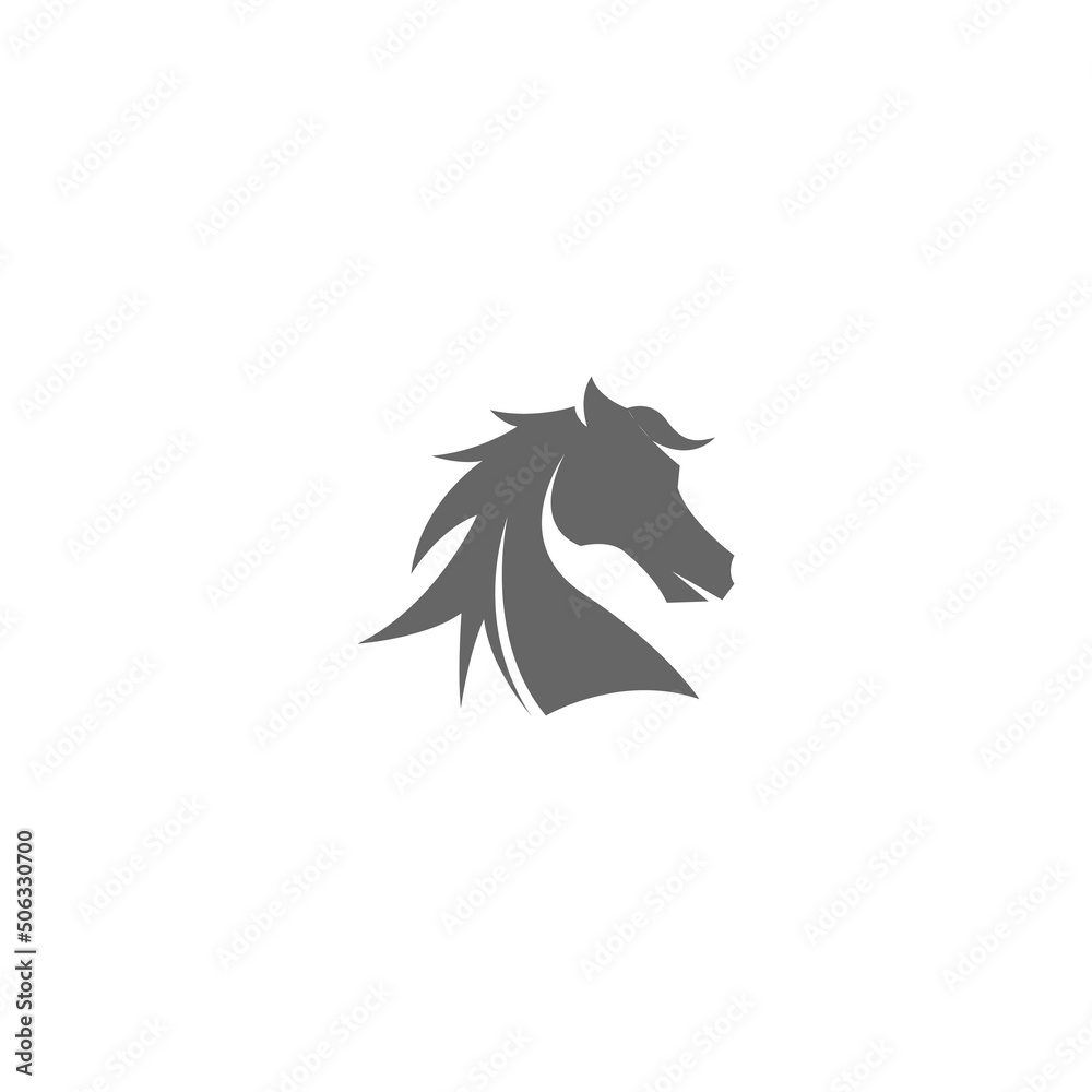 Fototapeta premium Horse icon logo illustration