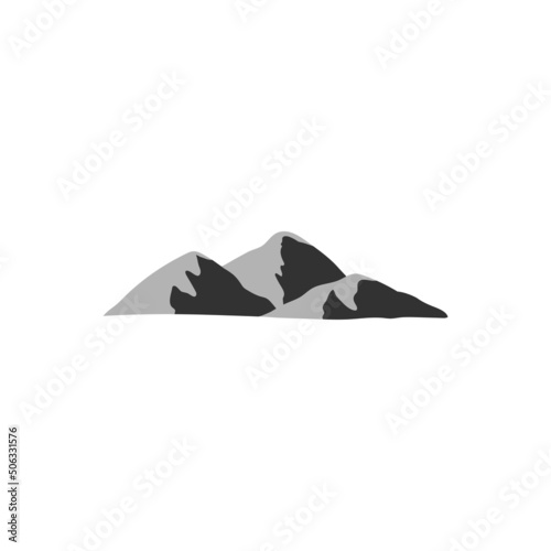 mountain icon vektor illustration design