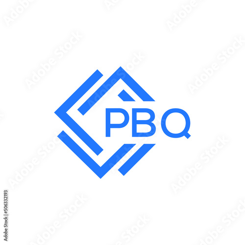 PBQ technology letter logo design on white background. PBQ creative initials technology letter logo concept. PBQ technology letter design. 