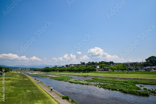 金沢の犀川の風景 【石川県風景】