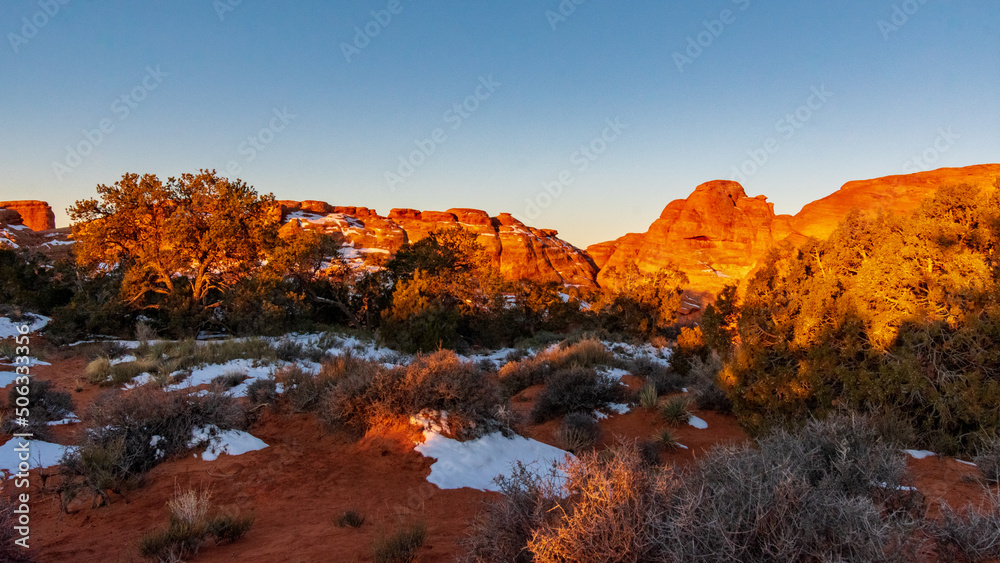 Sunrise in Arches National Park
