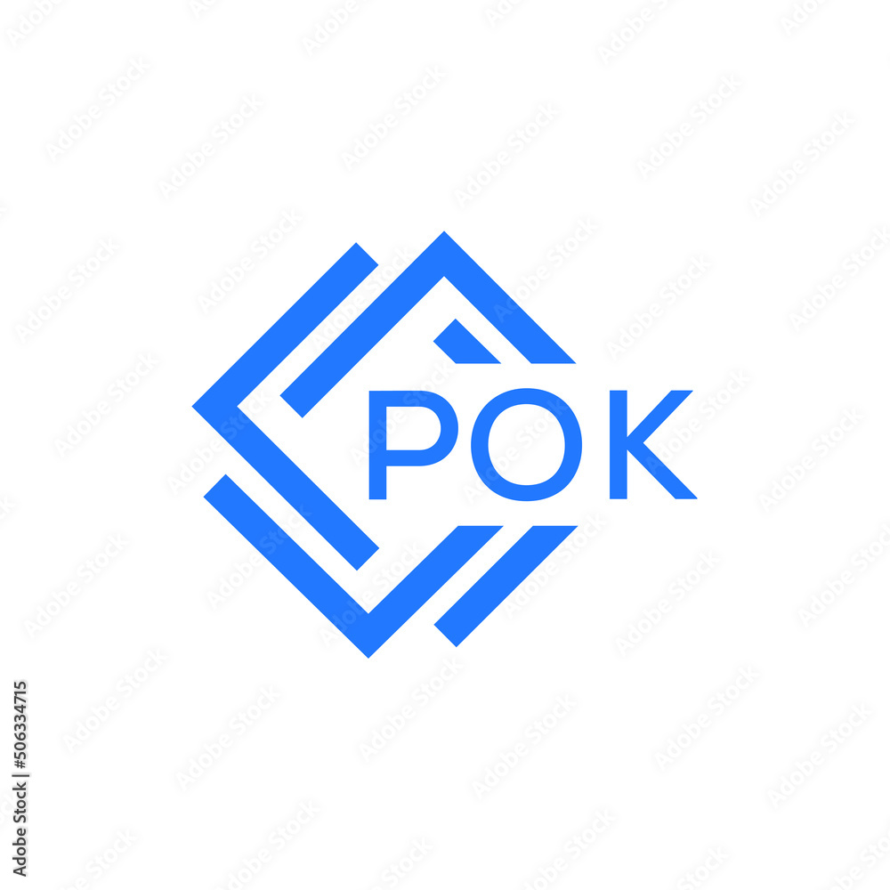POK technology letter logo design on white background. POK creative initials technology letter logo concept. POK technology letter design. POK technology letter logo design on white background. POK creative initials technology letter logo concept. POK technology letter design.