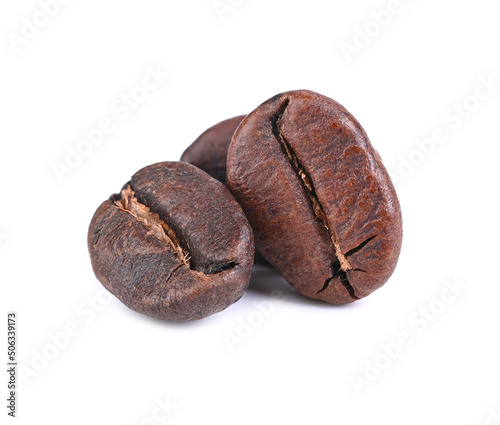 coffee been isolated on white background