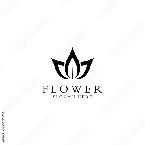 Free Download Logos of flowers, roses, lotus flowers, and other types of flowers. By using the design concept of a vector illustration template. - GFXLoad
