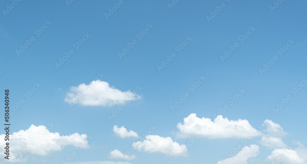 Many small clouds in blue sky.Summer cloudy.White clouds floating in the sky Many small clouds in blue sky.Summer cloudy.White clouds floating in the sky
