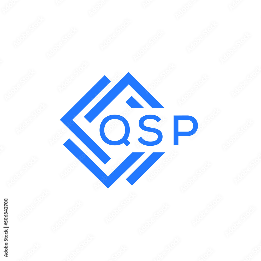 QSP technology letter logo design on white background. QSP creative initials technology letter logo concept. QSP technology letter design. QSP technology letter logo design on white background. QSP creative initials technology letter logo concept. QSP technology letter design.