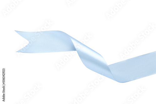 Free Download Beautiful ribbon isolated on white, top view - GFXLoad
