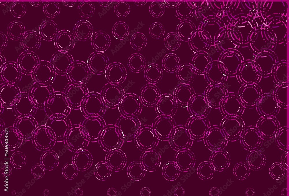 Light purple vector template with circles. Light purple vector template with circles.
