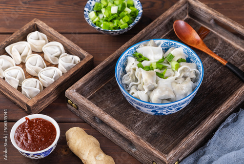 Wonton is a traditional Chinese snack