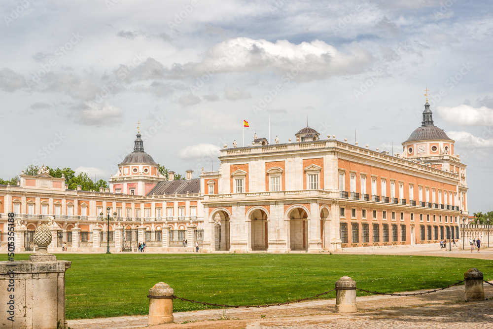 Royal Palace of Aranjuez. Begun to build in the 16th century, considered an asset of cultural interest. 