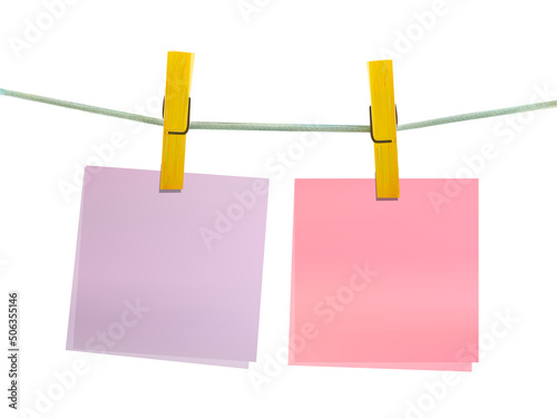 Realistic notebook or notepad with binder isolated on transparent background.
