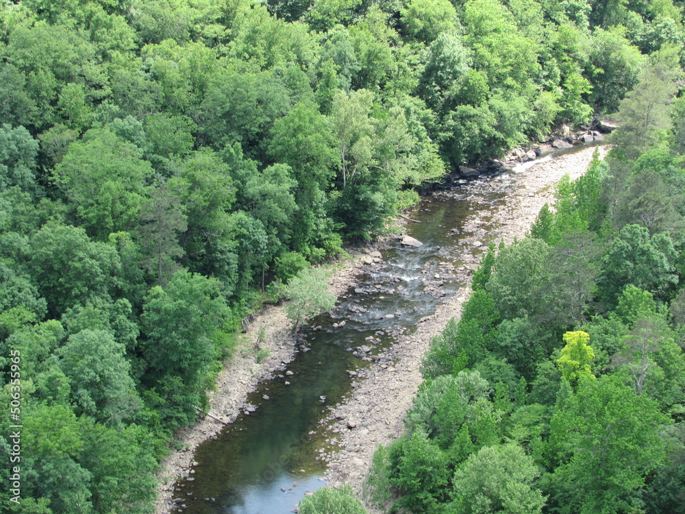 stream in the mountains