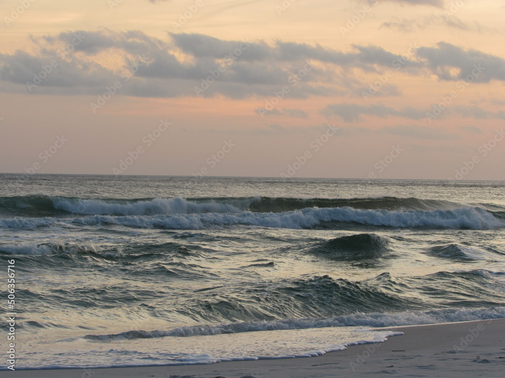 waves on the beach