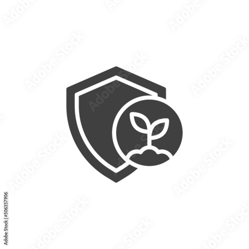 Farm insurance vector icon