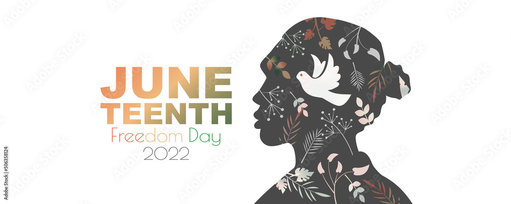 Juneteenth Freedom Day 2022 banner. Juneteenth Freedom Day 2022 banner.