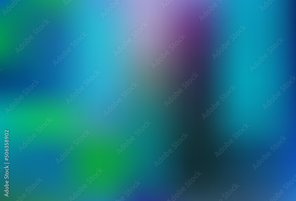 Fototapeta premium Light BLUE vector blurred bright template.