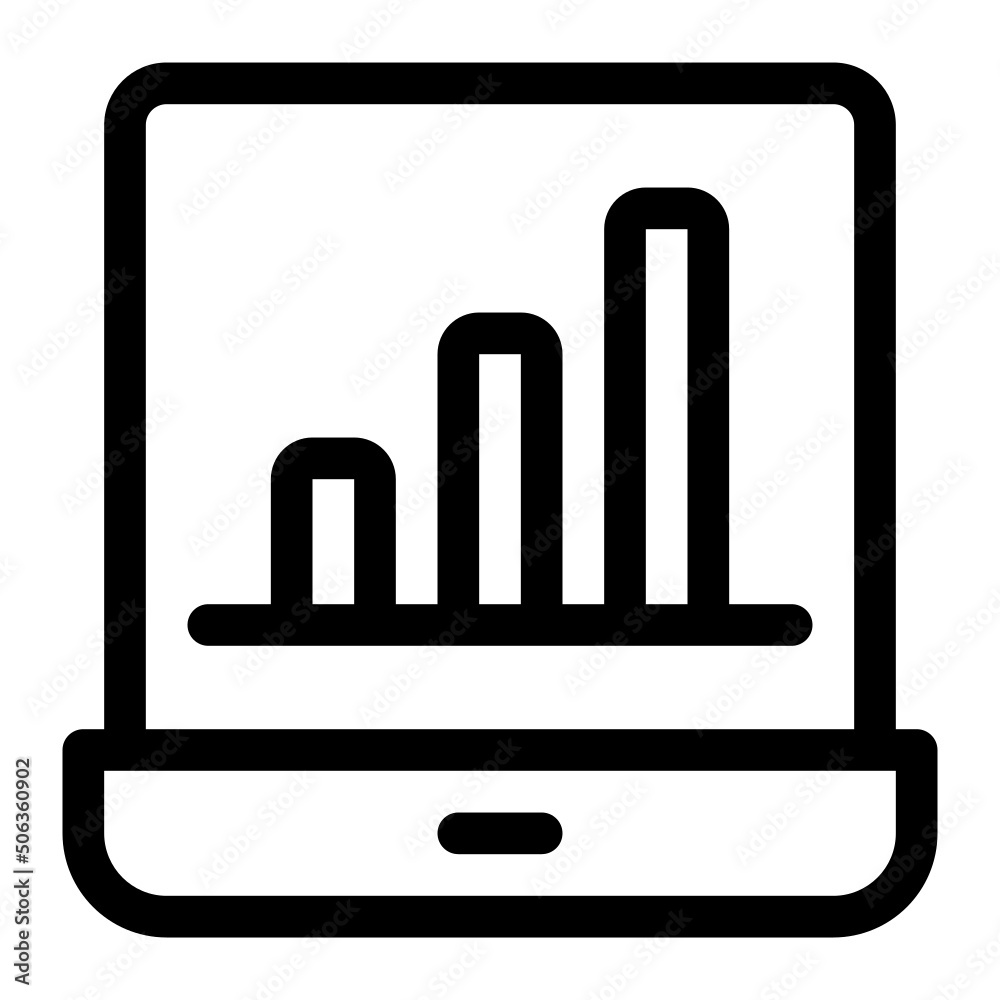 statistics line icon statistics line icon