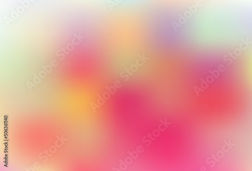 Light Green, Red vector bokeh and colorful pattern.