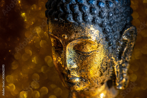 Canvas Print buddha statue in calm rest pose
