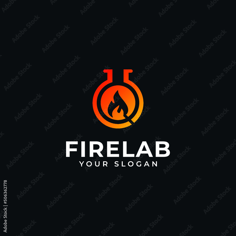 Fire Lab Premium Logo Vector Fire Lab Premium Logo Vector