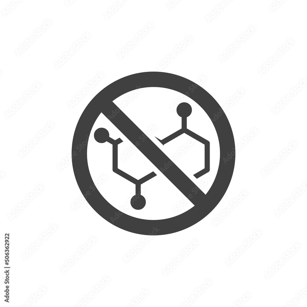 No acid sign vector icon No acid sign vector icon