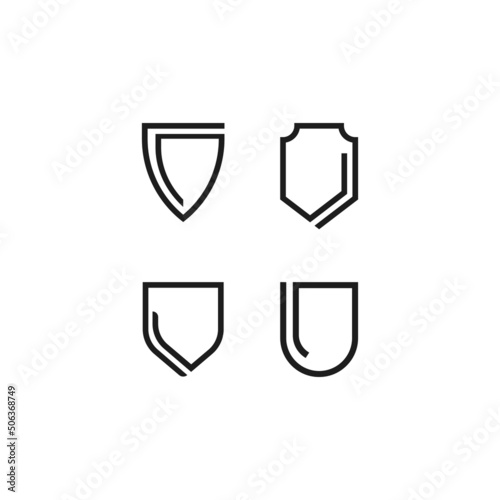 simple Shield symbol logo template vector Free Download simple Shield symbol logo template vector - GFXLoad