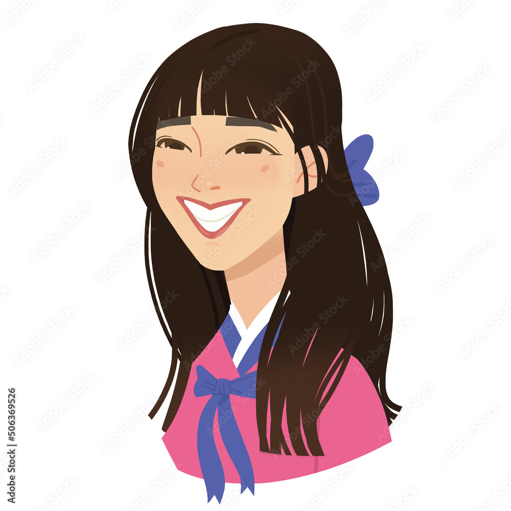 korean girl in hanbok traditional Korean clothes korean girl in hanbok traditional Korean clothes
