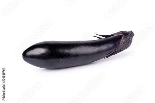 Wallpaper Mural Purple eggplant isolated on white background whit clipping path. Torontodigital.ca