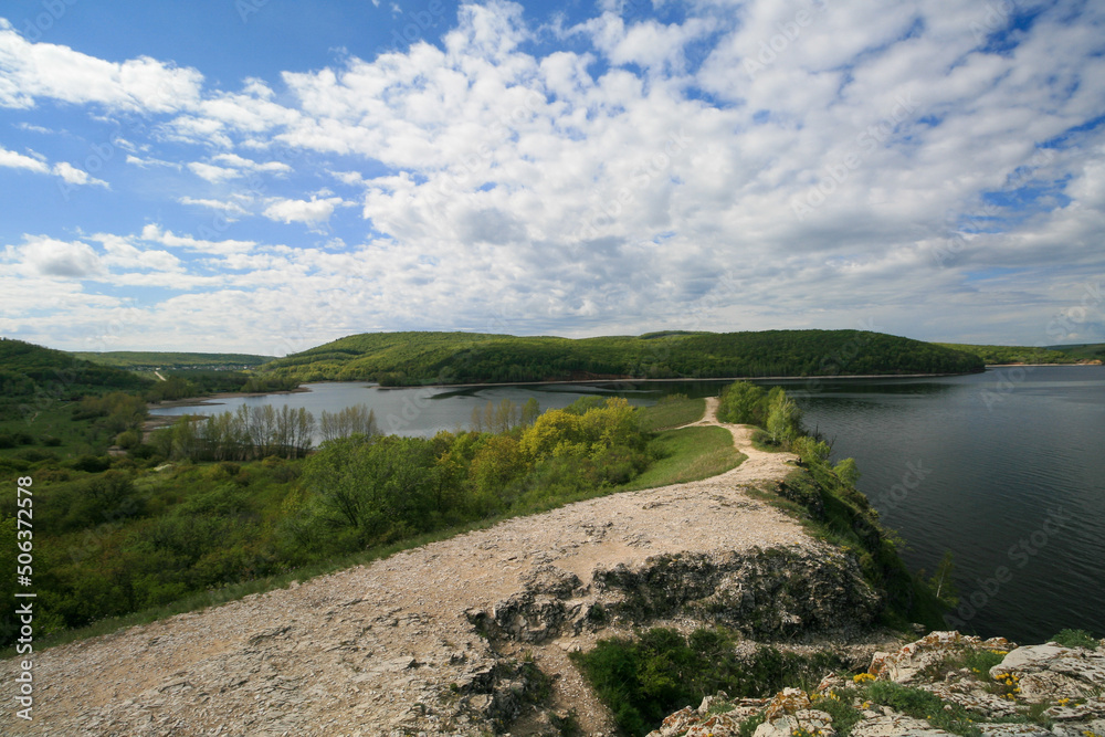 View of the Volga River, Samara, Russia.