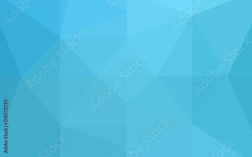 Fototapeta Naklejka Na Ścianę i Meble -  Light BLUE vector shining triangular background.