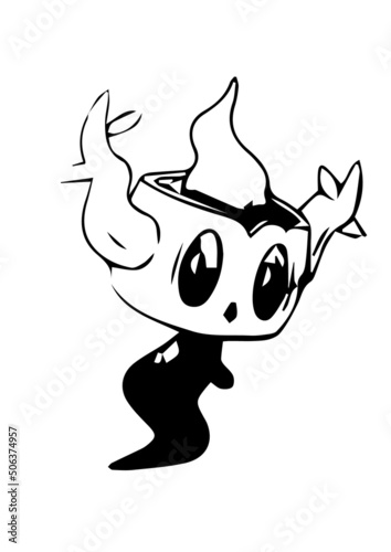 illustration of phantump best graphics design in vector art