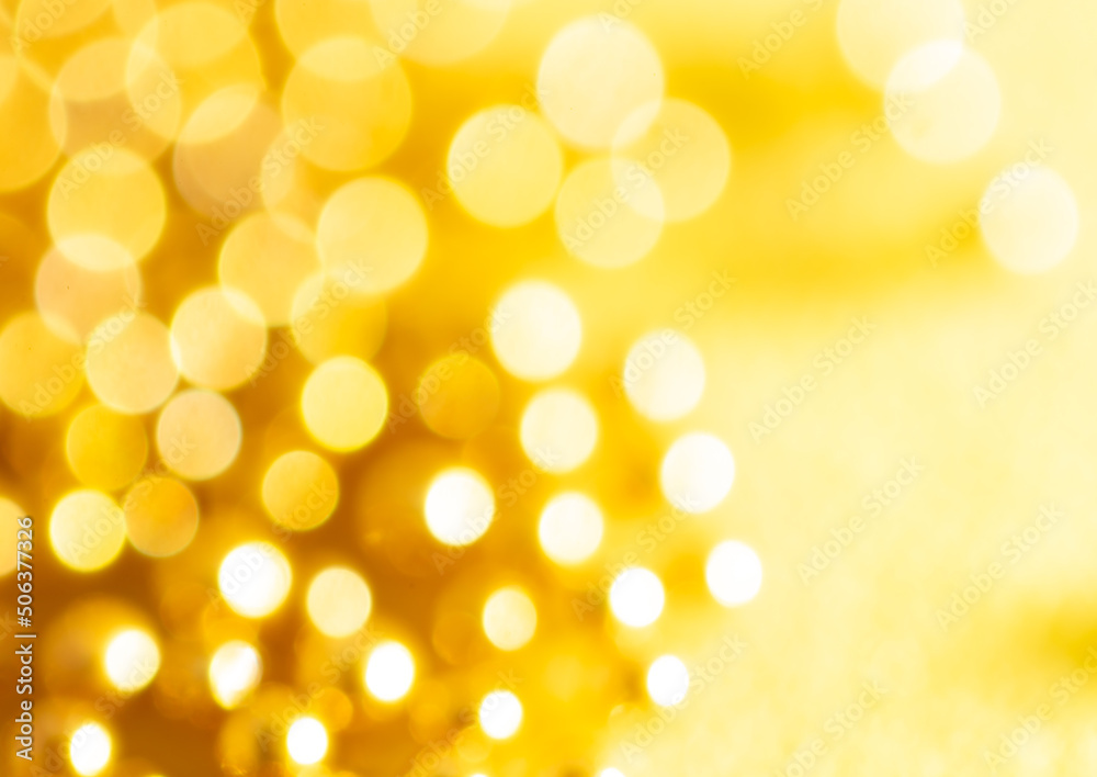 Golden bokeh as an abstract background. Golden bokeh as an abstract background.