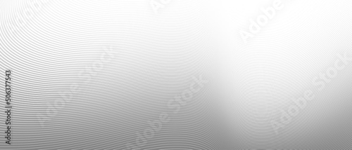 Light grey lines in 3D perspective vector abstract background, dynamic linear minimal design, wave lied pattern in dimensional and movement.