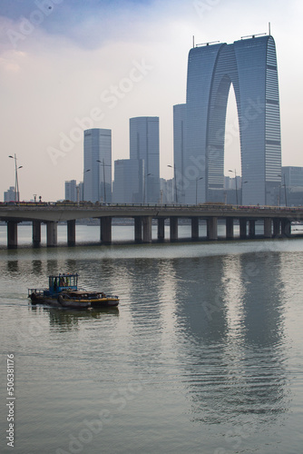 SIP Suzhou China viewed from Jinji Lake