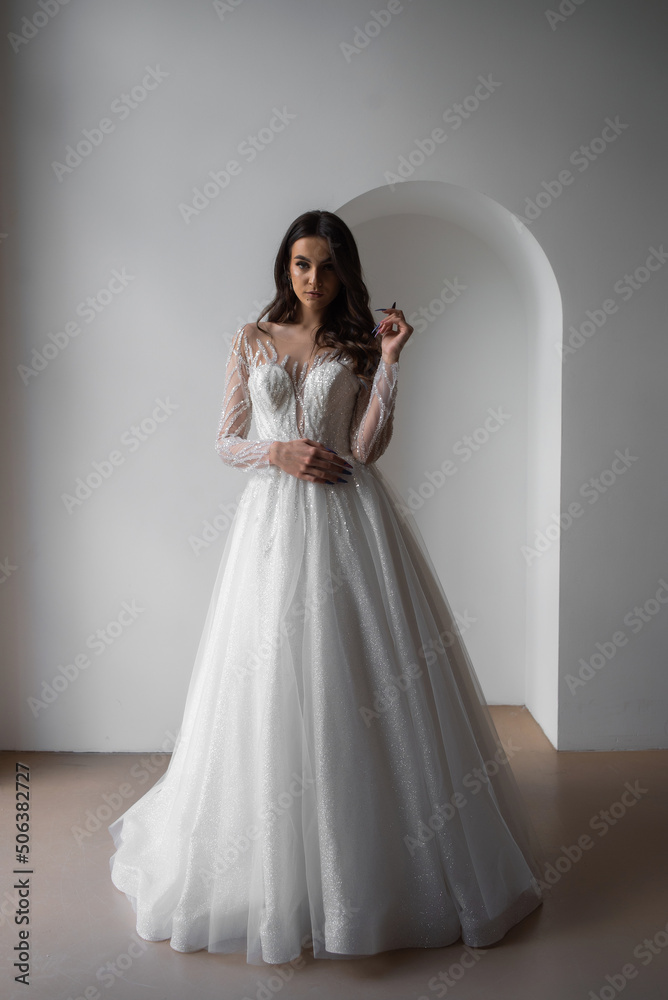 Fashion portrait of a beautiful bride Fashion portrait of a beautiful bride