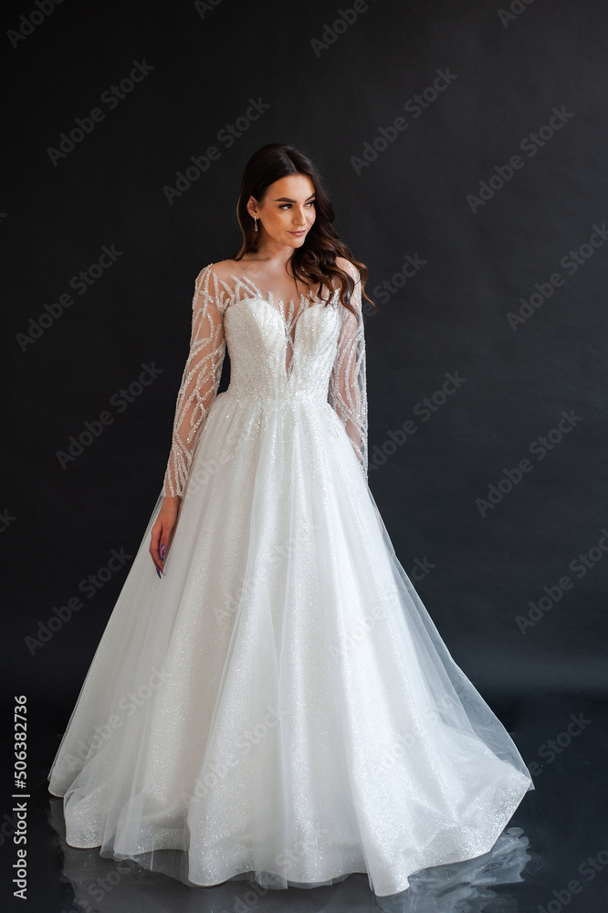 Fashion portrait of a beautiful bride Fashion portrait of a beautiful bride