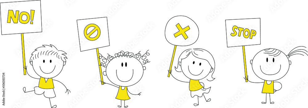 cartoon illustration of a smiling child. can be used for design purposes cartoon illustration of a smiling child. can be used for design purposes